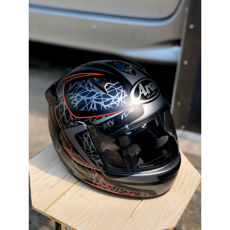 ARAI QUANTUM J STING BLACK FROST SIZE M HELM FULL FACE SECOND ORIGINAL SNI
