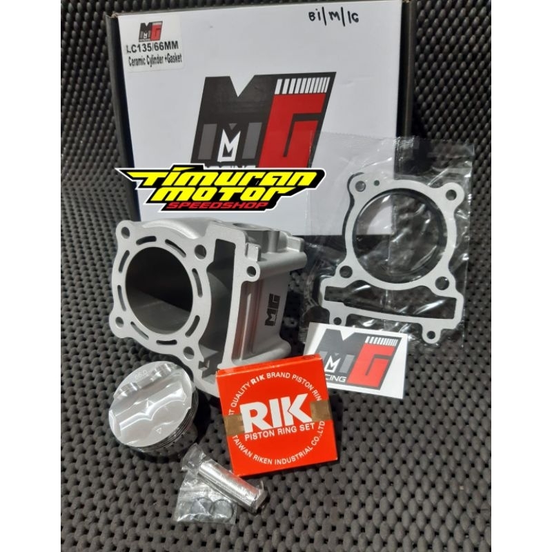 CYLINDER BLOK MG RACING MX - MX KING - VIXION 66 MM CERAMIC