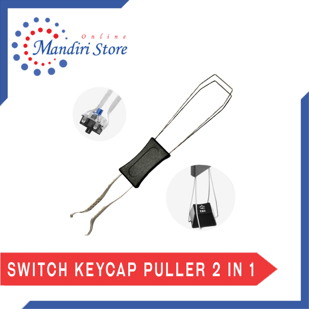 Switch Keycaps Puller 2 in 1 Metal/Single Puller/Switch Puller | Tombol Keyboard Mechanical Keycaps