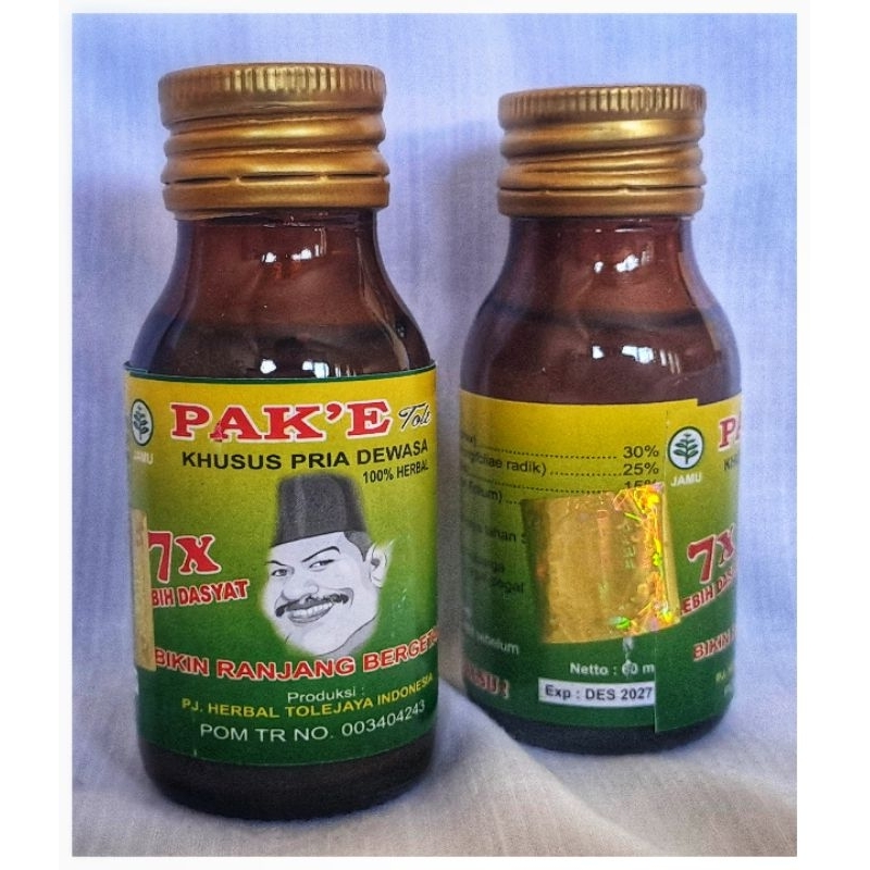 

jamu pria Pak E tole original