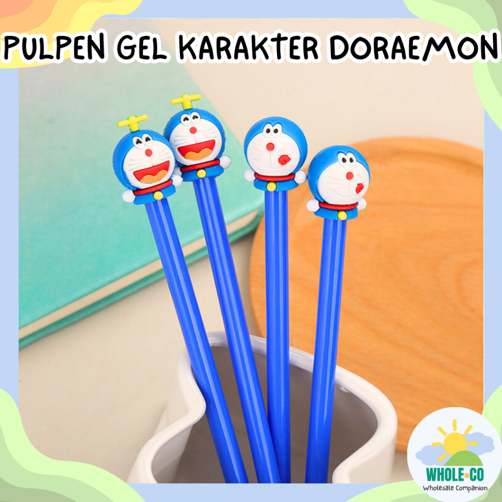 

Pulpen Gel Karakter Doraemon Premium Nobita Shizuka Dorami Kartun Pagi Lucu Unik Imut Termurah Grosir COD