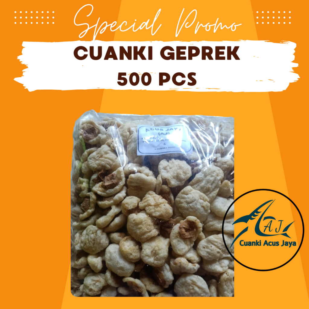 

Cuanki geprek / Kotak isi 500pcs enak mantap