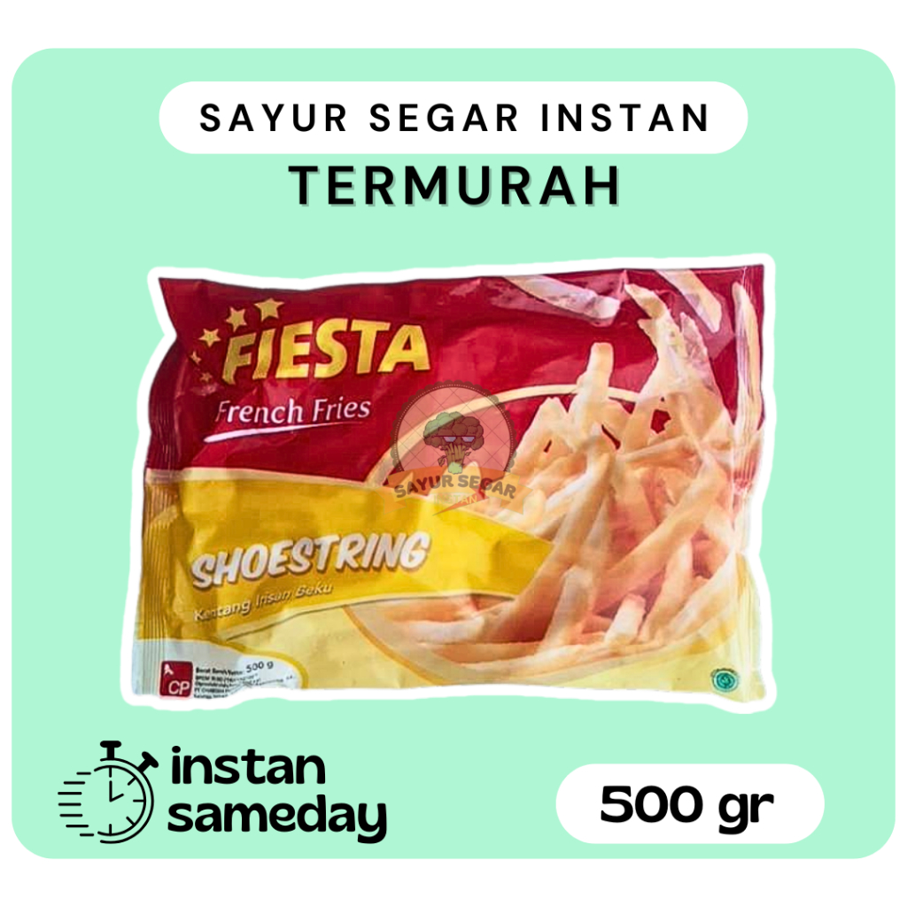 

Shoestring Fiesta 500gr / Frozen Food - Sayur Segar Instan
