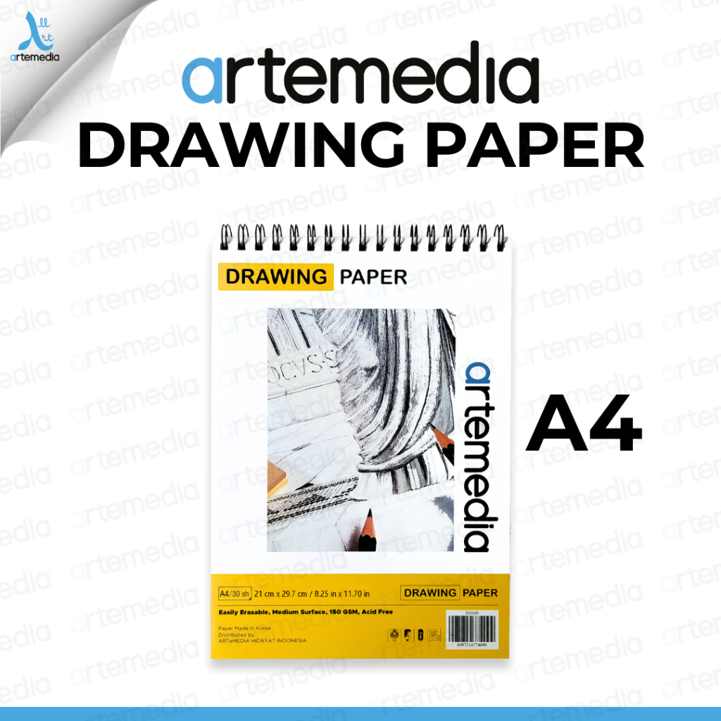 

Sketchbook Artemedia A4 Drawing Paper Book 150 Gsm Buku Gambar & Sketsa Pensil, Pensil Charcoal, dan Drawing Pen