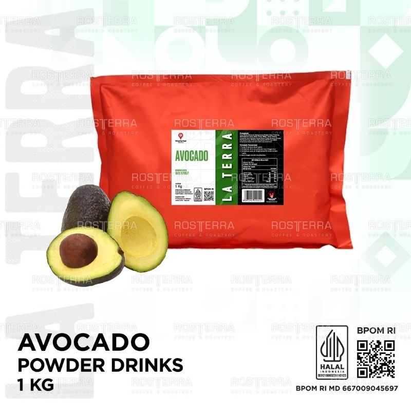 

Powder Premium Avocado drink Bubuk Minuman Rasa Alpukat 1kg La Terra