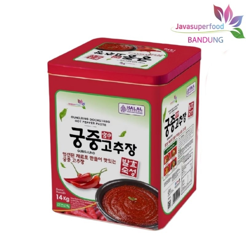 

HALAL GUNGJUNG GOCHUJANG HOT PEPPER TASTE 14 KG / PASTA CABAI PEDAS KOREA