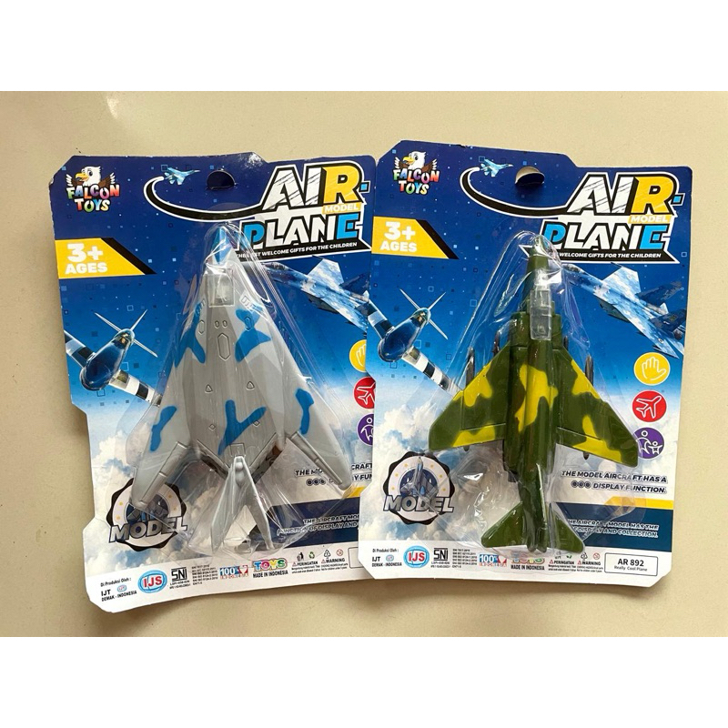 MAINAN PESAWAT JET/ AIR PLANE JET TENTARA LUCU