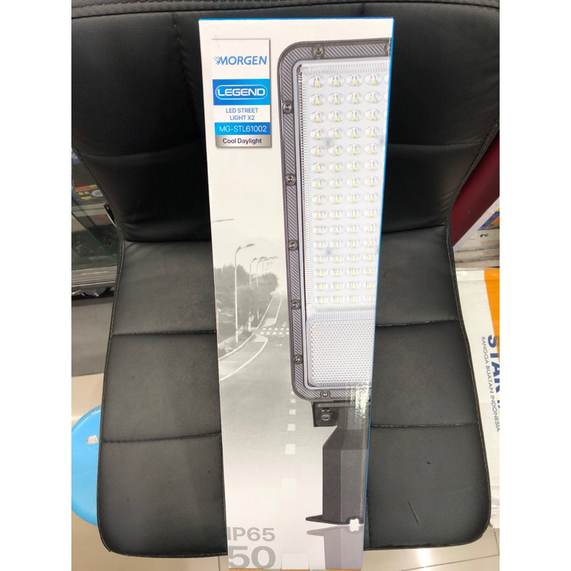 Lampu pju led morgen 50watt / 100watt ip 65 cahaya putih