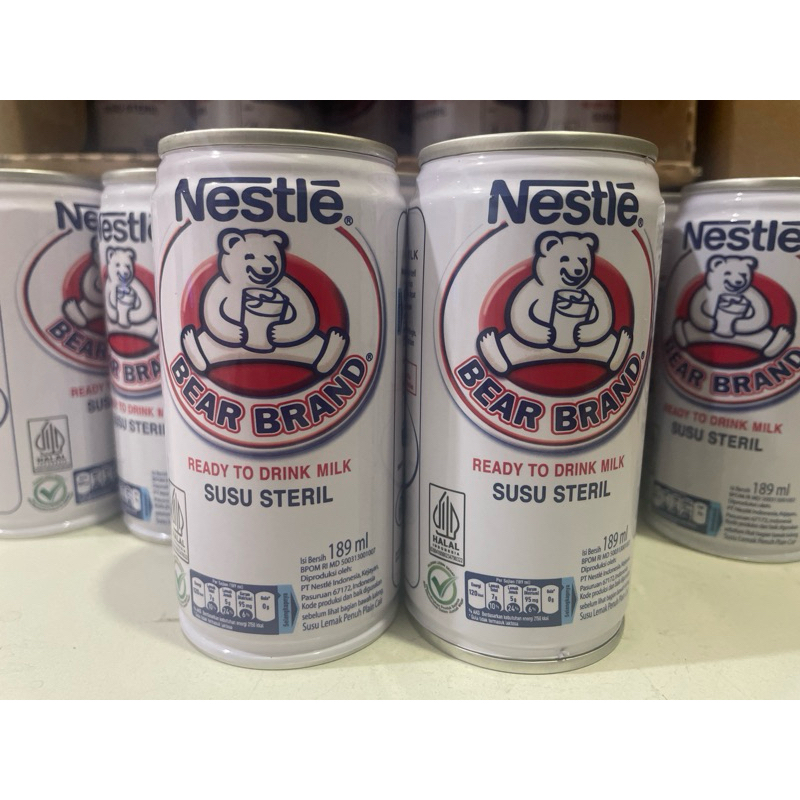 

bear susu sterilisasi 189 ml murni asli brand