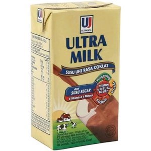 

Ultra Milk 125 ml perdus 40pcs varian coklat/Strawberry/ plain