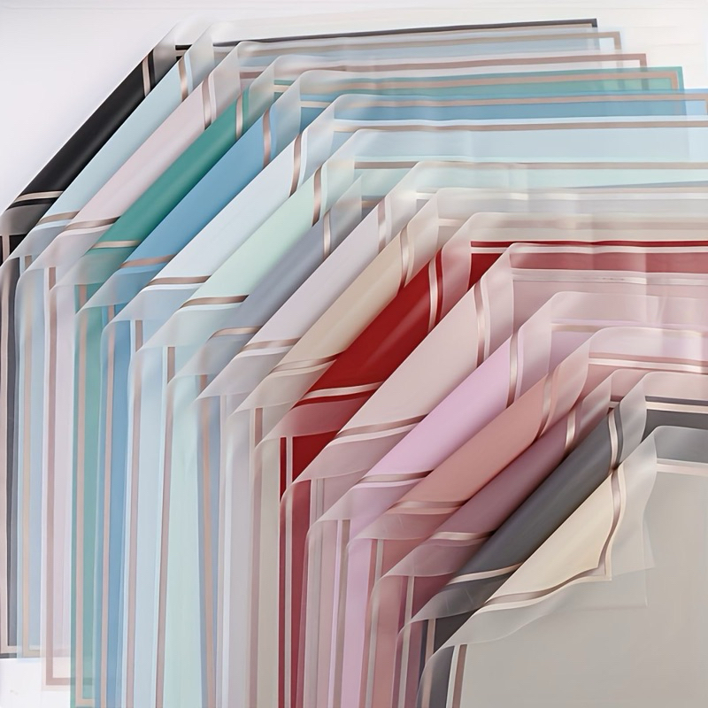 

FLOWER WRAPPING PAPER VARIAN LIST GOLD FRAME TRANSPARAN