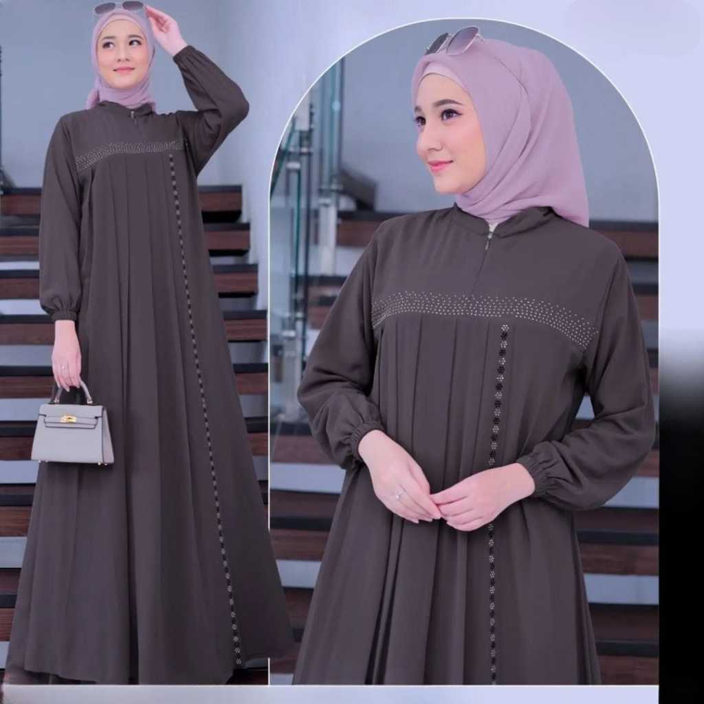 Azzahra Dress/Gamis Wanita/Gamis Murah/Gamis Elegan/Dress
