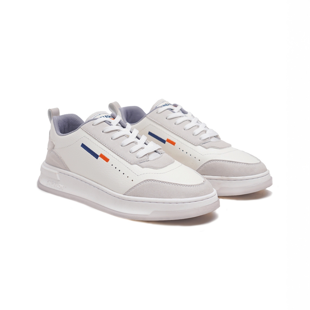 Sepatu Sneaker Casual Sneakon Urban White - Unisex