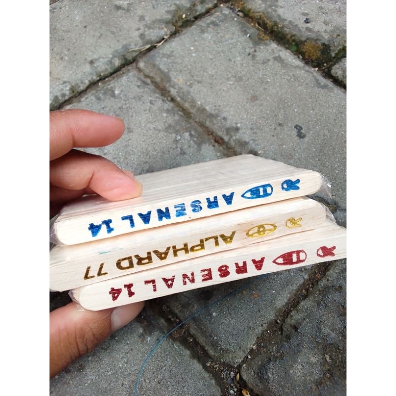 Stik Kayu Gambar Motif Per 1 Emplek Isi -+50 Pcs