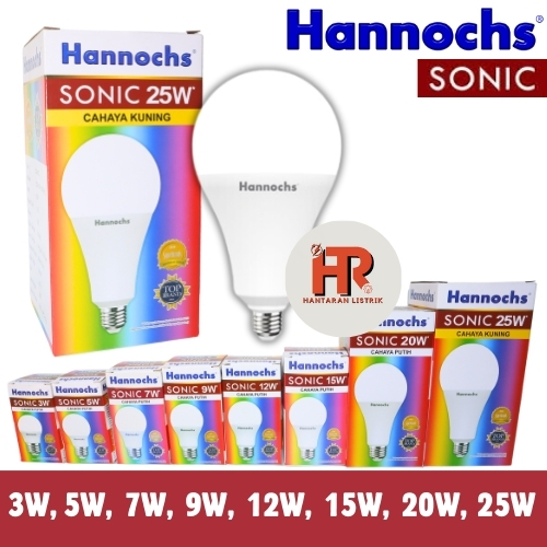HTR - LED HANNOCHS - SONIC - LAMPU LED HANNOCHS - SNI - LED