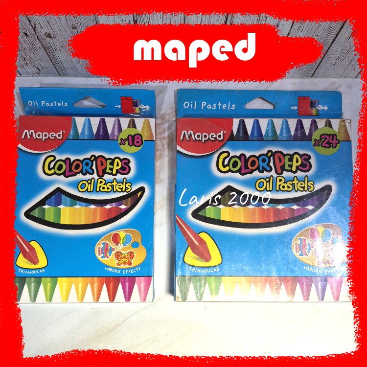

Crayon / Oil Pastel MAPED 18 / 24 Warna [OR]