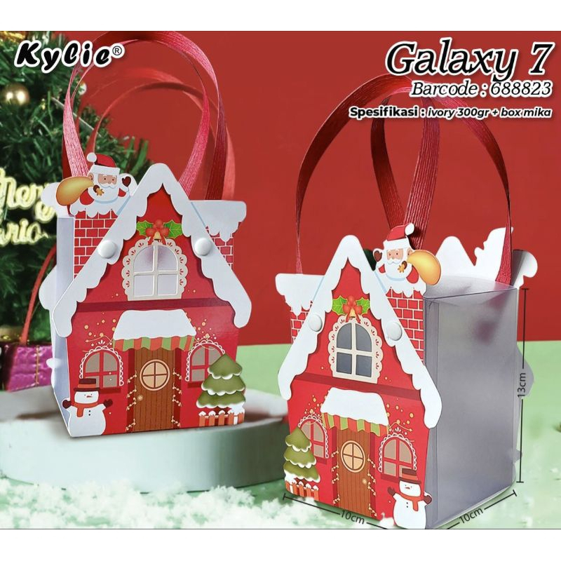 

Box Cake Natal Christmas Kylie Galaxy 7 10x10x13cm (4pcs)