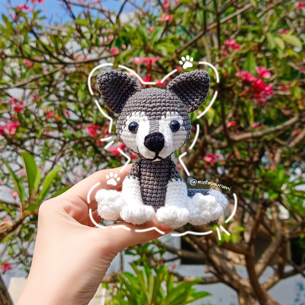 Wolf / Serigala - Amigurumi / Boneka Rajut
