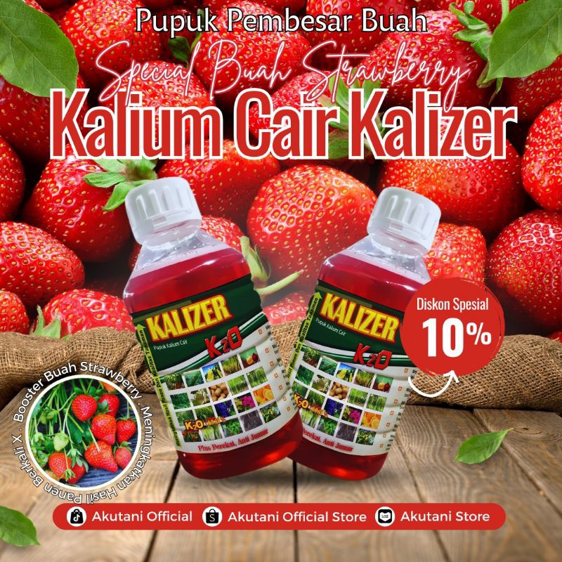 Pupuk Pembesar, Pelebat, Pemanis dan Perangsang Buah - Booster Spesial Buah Strawberry
