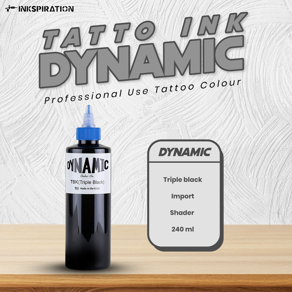 KODE U72A TINTA TATTOO BLACK DYNAMIC TBK  BLK TRIPLE BLACK  BLACK
