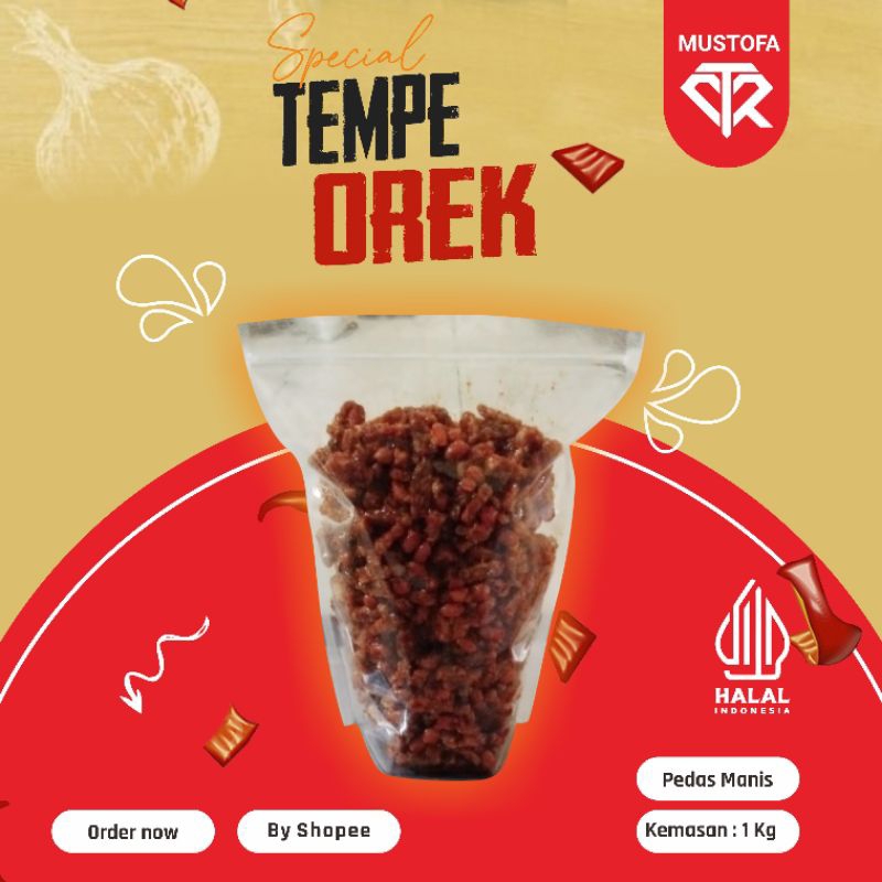 

TEMPE OREK 1 KILO TERLARIS,GARING,FRES,KRIUK TAMPA BAHAN PENGAWET MAKAN