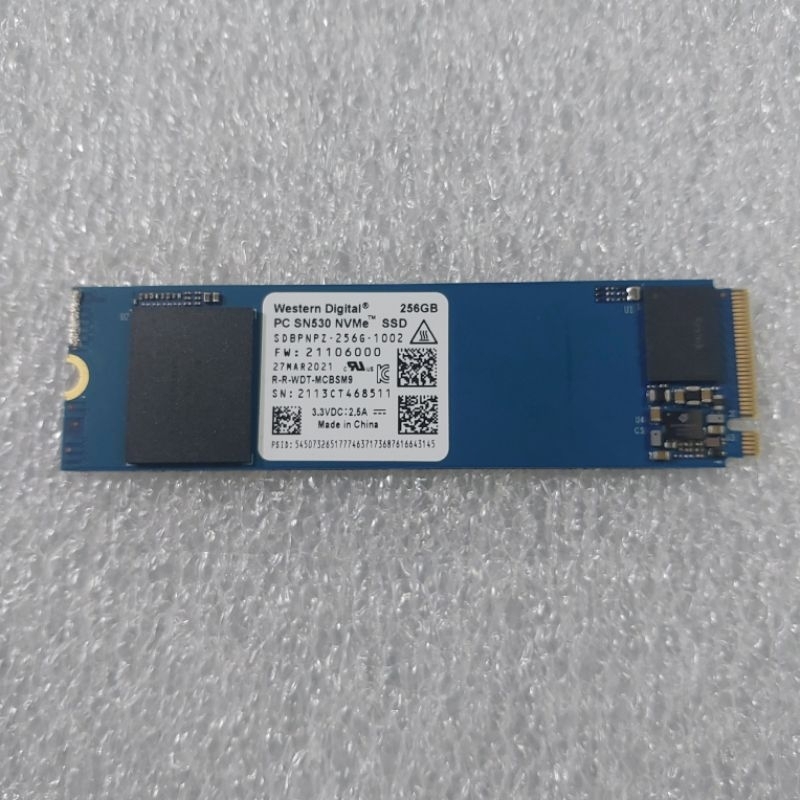 SSD M2 Nvme 2280 512Gb Western Digital Gen3 x4 Second Original - Ssd nvme 256gb - ssd nvme 128Gb Ori