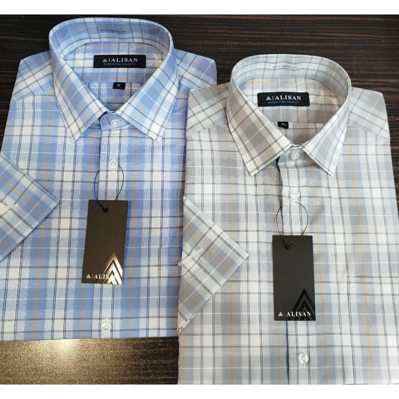 Alisan Motif Kotak Pendek Reguler