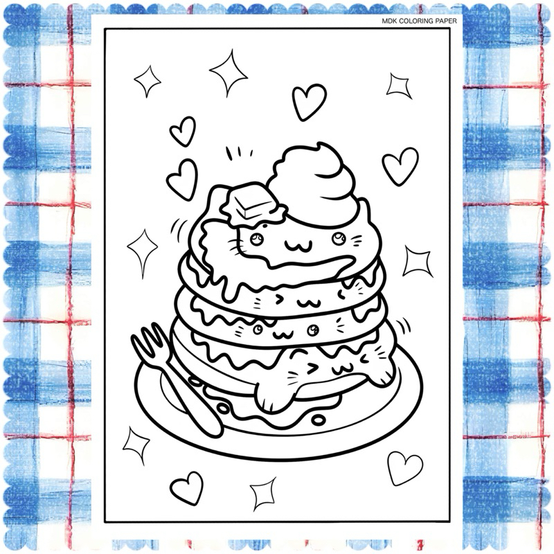 

MDK Kertas Mewarnai PANCAKE / Kertas & Lembar Mewarnai anak