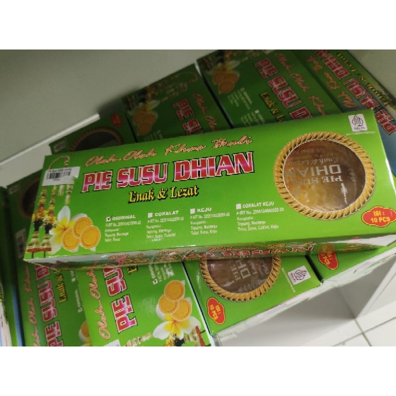 

PIE SUSU DHIAN ASLI BALI, 10 PCS