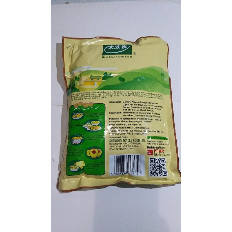 

Kaldu Jamur Totole 200gr & 400gr