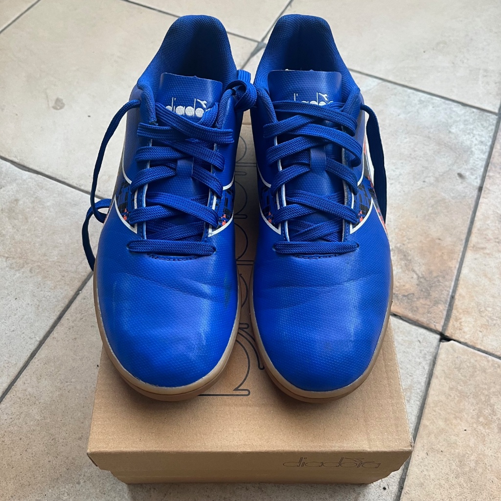 Sepatu Futsal Diadora Guscar Original Blue Size 43 Second