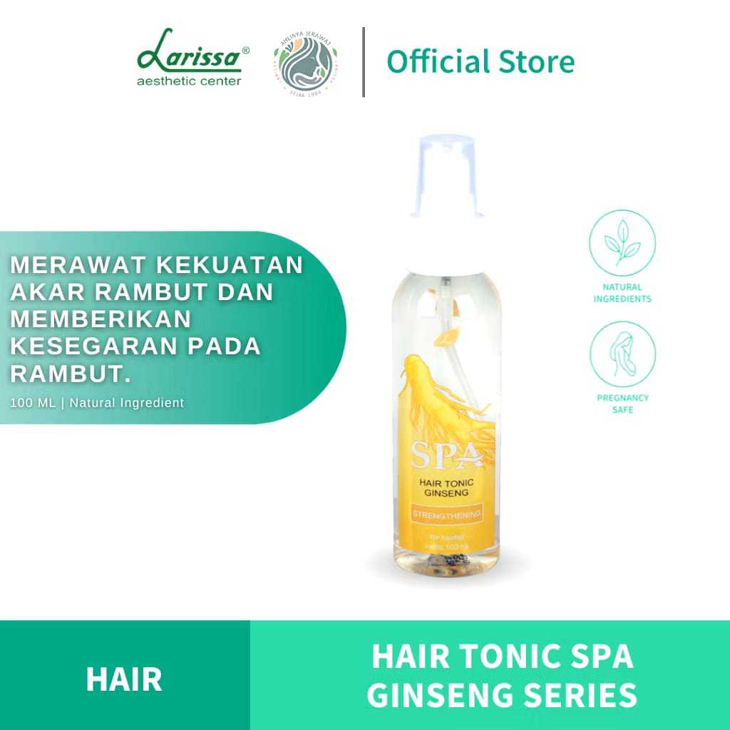 Larissa - Hair Tonic Ginseng - Tonik Rambut Untuk Rambut Rontok