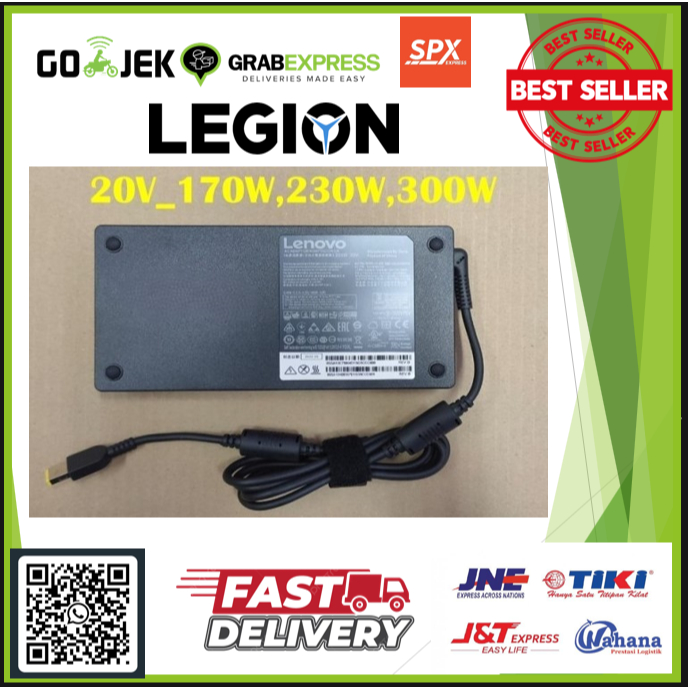Original Adaptor charger Lenovo Legion Ideapad Gaming 3 170W 230W Slim Adaptor Legion 5 legion 5 pro