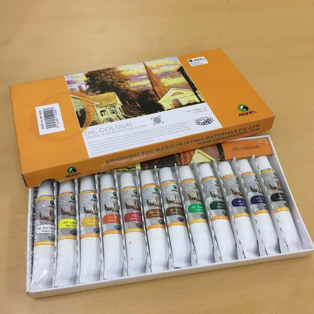 

Maries Oil Colour Type 1386 / 12ml 12 Warna