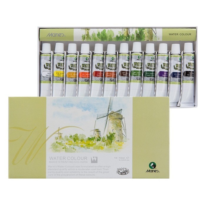 

Maries Water Colour Type 1336 / 12ml 12 Warna