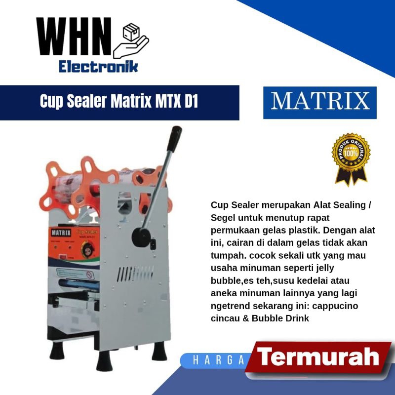 Cup Sealer matrix mtx D1