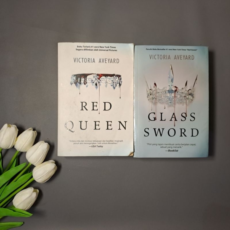 novel Red Queen series - IND PRELOVED ORI