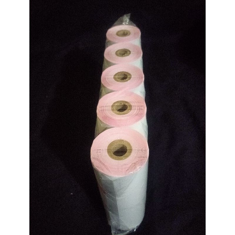 

HJK 10 pcs kertas struk NCR 2PLY PUTIH MERAH 75x60mm cash register