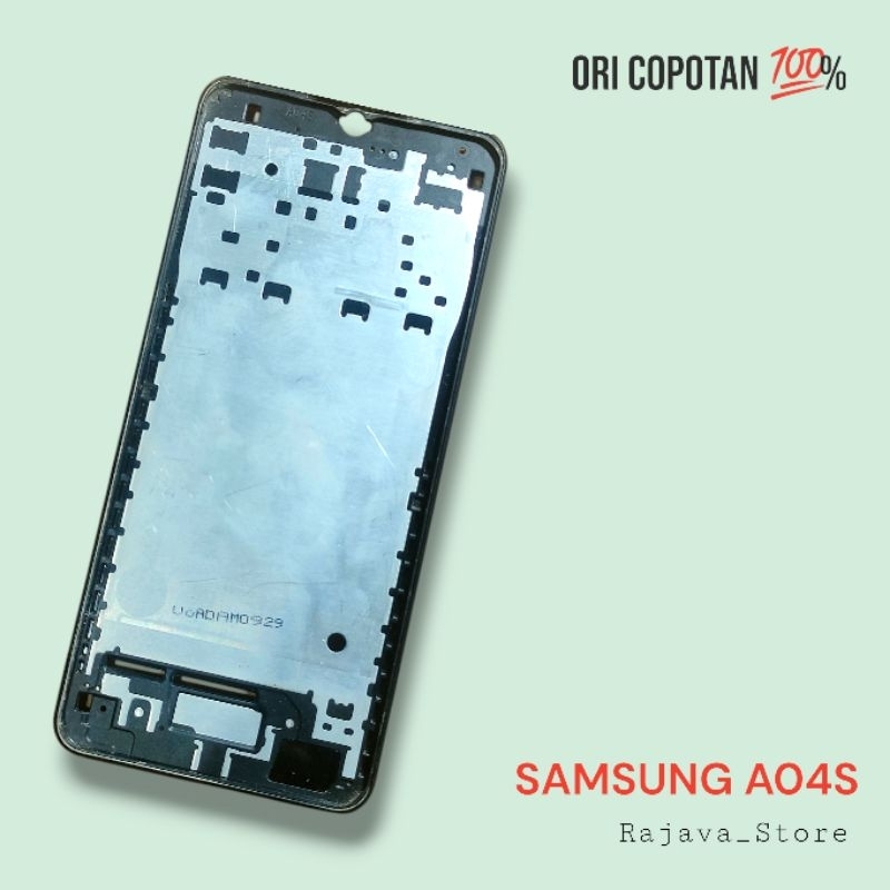 Frame body tulang tengah tatakan lcd Samsung a04s ori original cabutan copotan asli utuh presisi