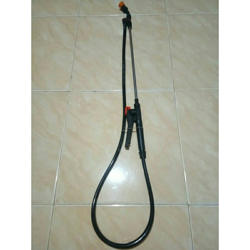 Satu set selang, pencetan, stik, nozzle sprayer elektrik