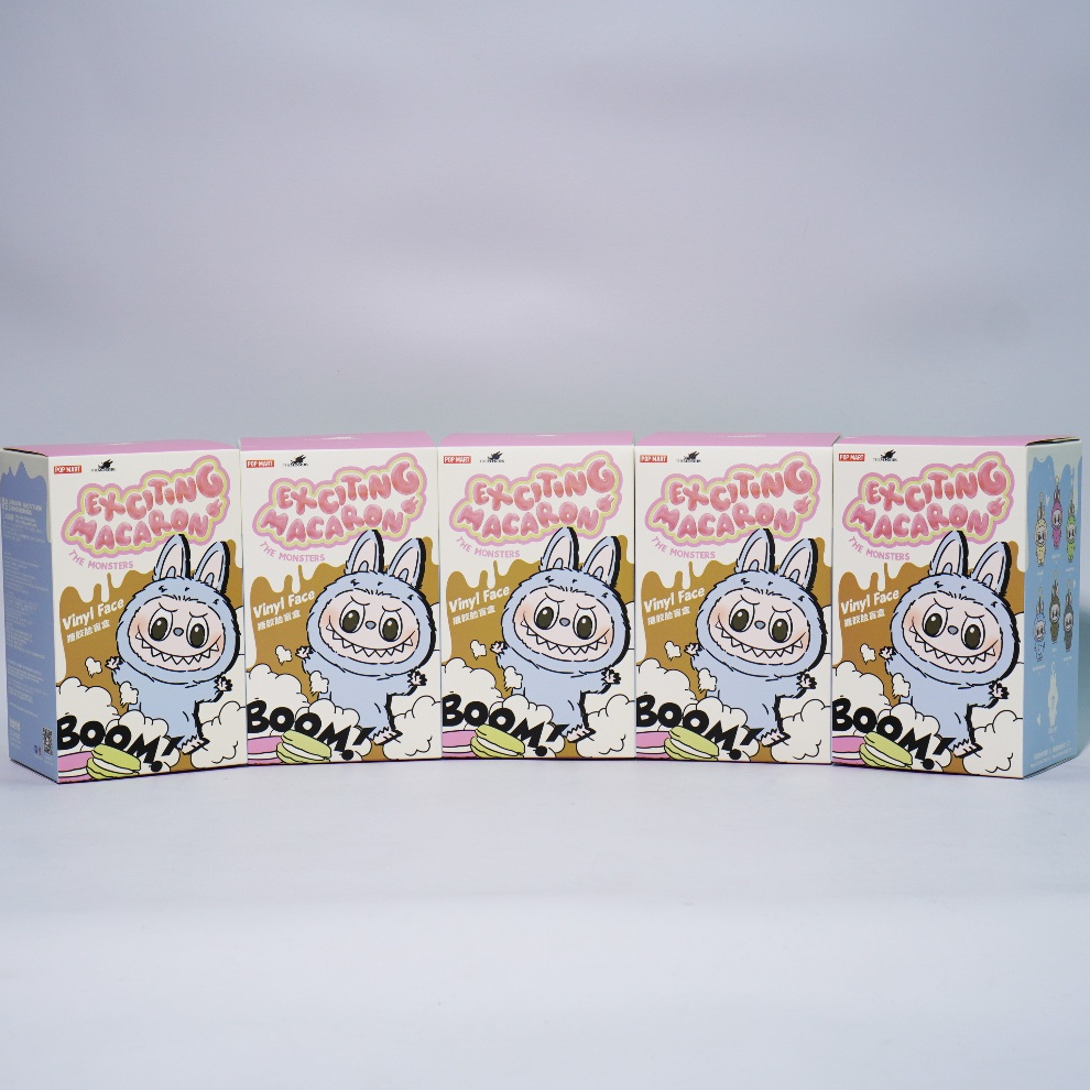 HLIEM - Pop Mart Labubu The Monsters Tasty Exciting Macarons Vinyl Face Blind Box