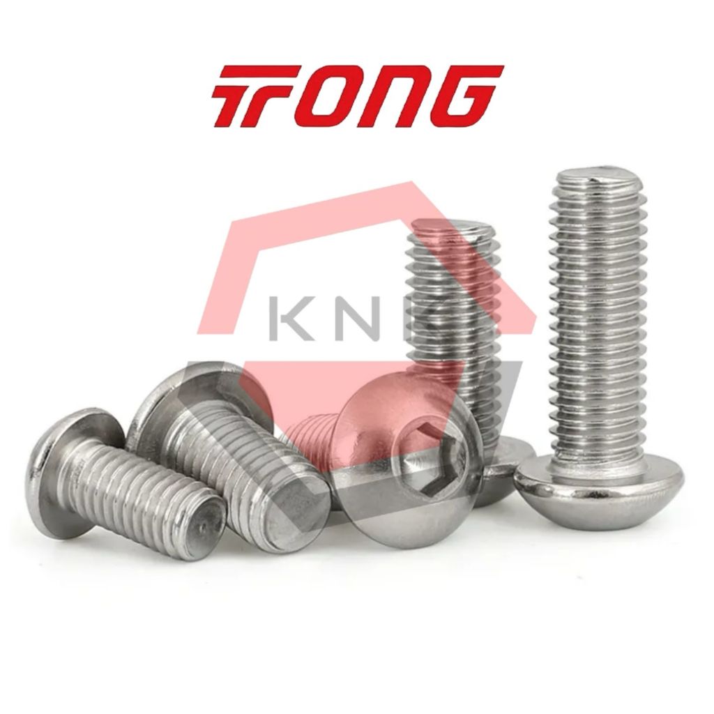 BAUT L BUTTON HEAD M8x60 STAINLESS STEEL