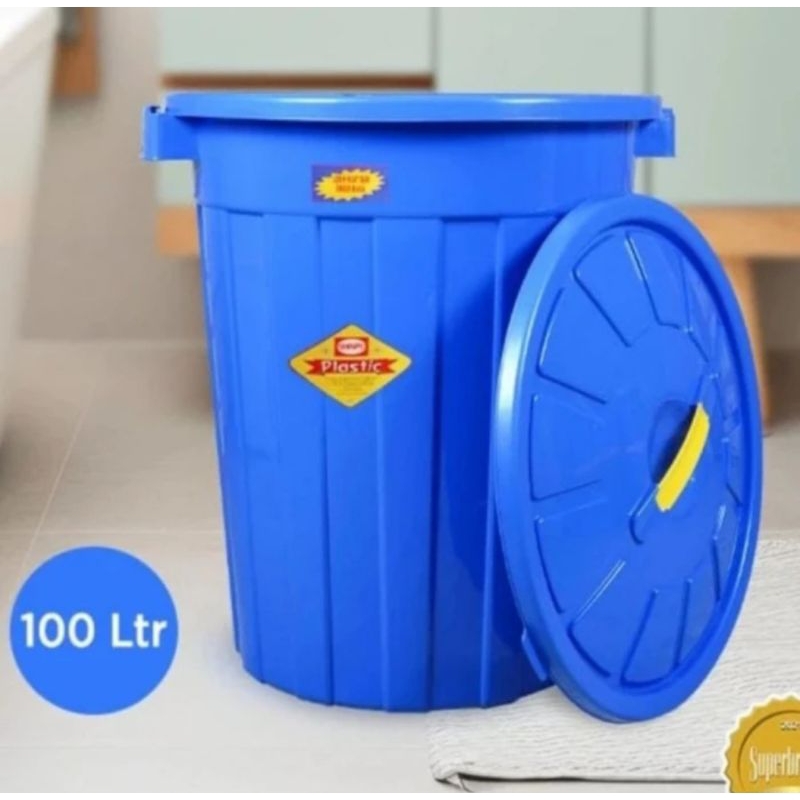 Ember Shinpo 100 Liter / Ember plastik Besar Shinpo 100 L / Ember + Tutup Shinpo 100 L ( Gojek)