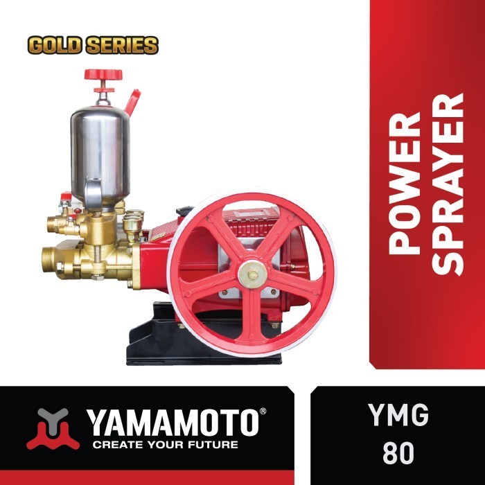 YAMAMOTO Power Sprayer Mesin Pompa Penyemprot Kebun Cuci Motor Mobil Gold Seris YMG-80