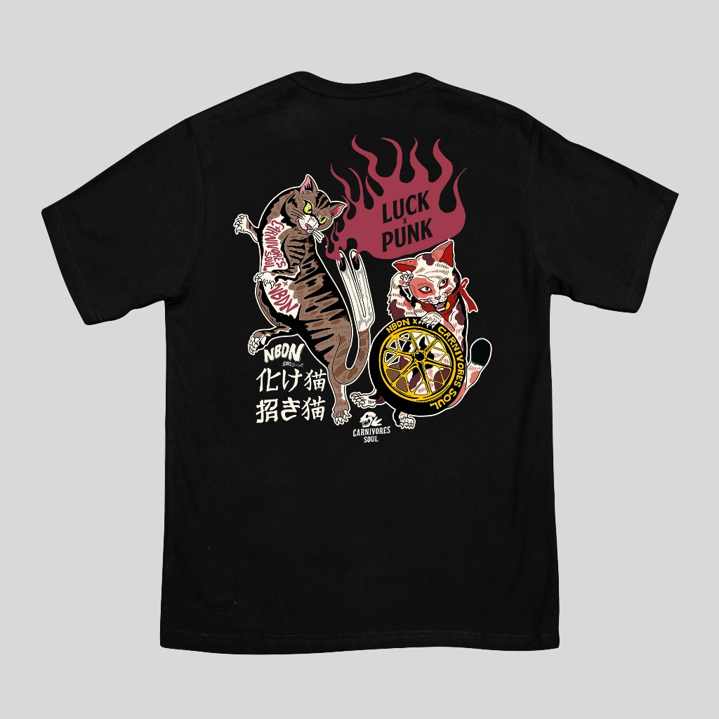 NBDN x Carnivores Soul 'YOKAI CAT' Official Tshirt