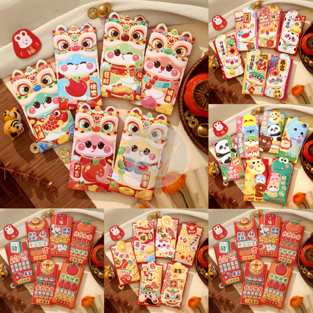 

Angpao Imlek Ular 2025 Angpau YS 3D Panjang Glossy V. 3D Shio Ular Grosir Snake Timbul 2025 Hongbao Grosir Murah isi 6 pcs Tebal Grosir Motif Karakter Berkualitas Bahan Terbaik
