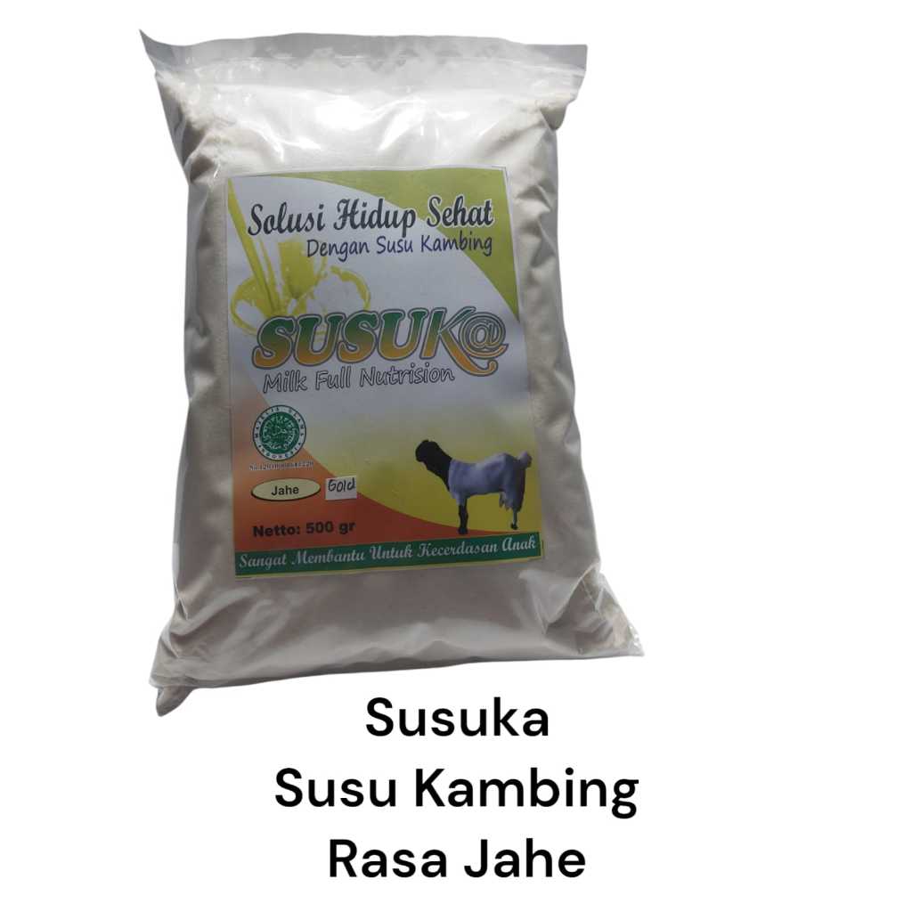 

SUSUKA SUSU KAMBING RASA JAHE BERASA JAHENYA HANGAT DI BADAN COCOK UNTUK KONDISI SAKIT BATUK PILEK