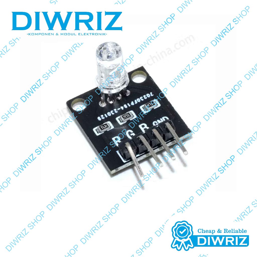Modul LED RGB 5mm 3 Warna 4 Pin