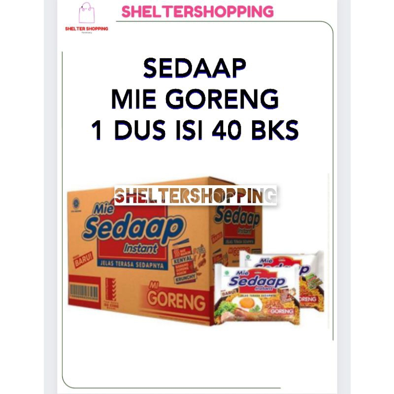 

SEDAAP Goreng Mie Instant 1 Dus isi 40 Bks