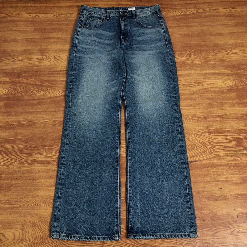 Modnine Wash Blue Baggy Jeans Second